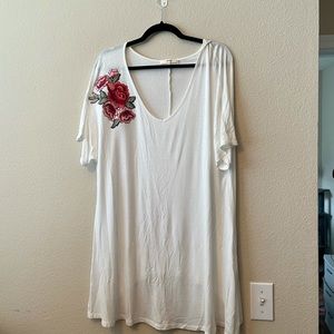 Rose patterned  Long Tunic